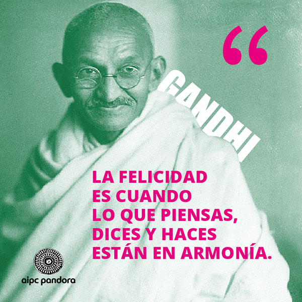 Las mejores 15 frases de Gandhi en el Día de la Paz - Aipc-pandora